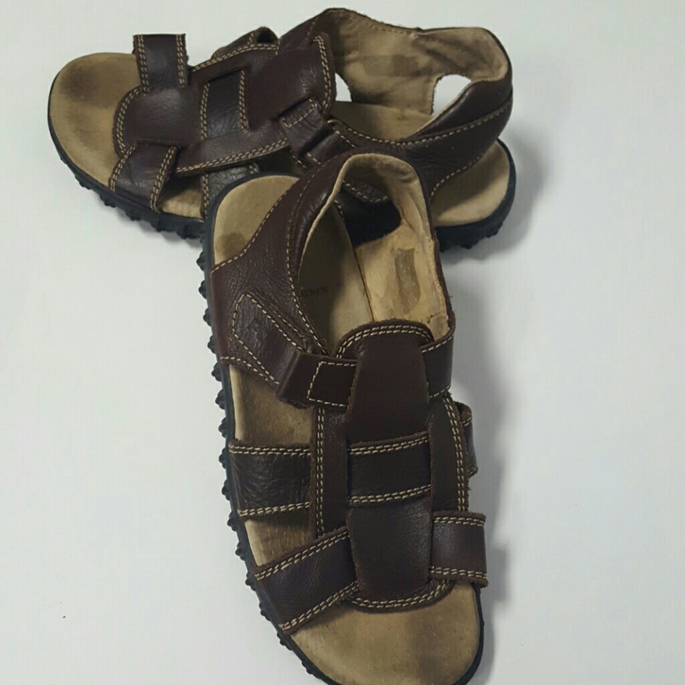 *See Description* Polo Ralph Lauren Leather Sandals